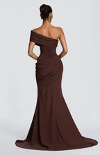 Lea Gown - Plum Brown