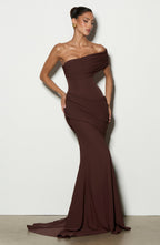 Lea Gown - Plum Brown