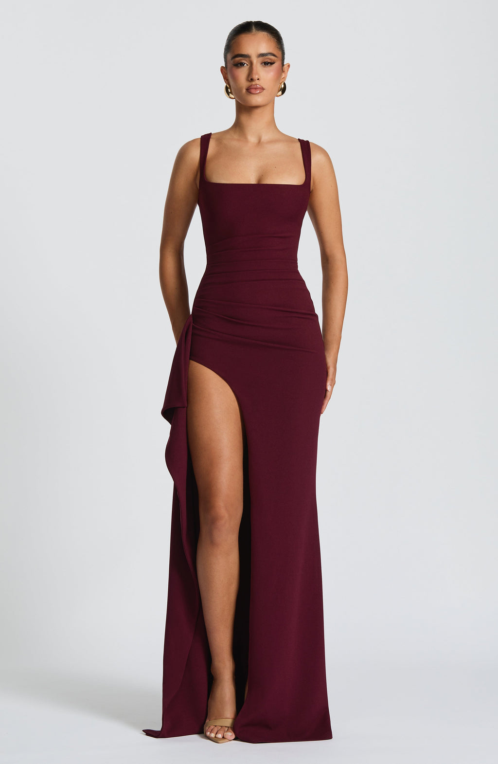 Rachel Maxi Dress - Cherry Lacquer