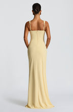 Rachel Maxi Dress - Lemon