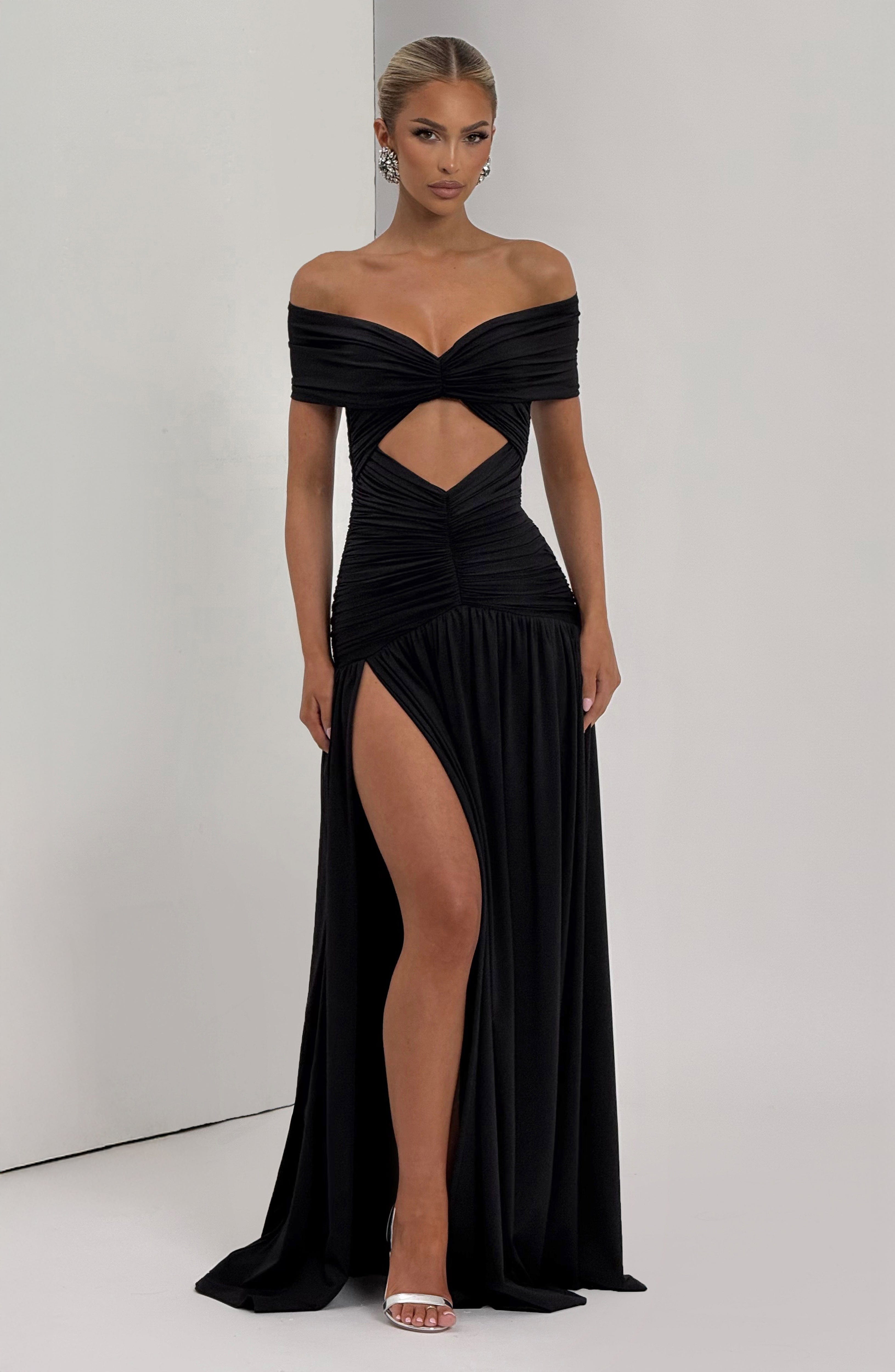 Eliana Maxi Dress - Black