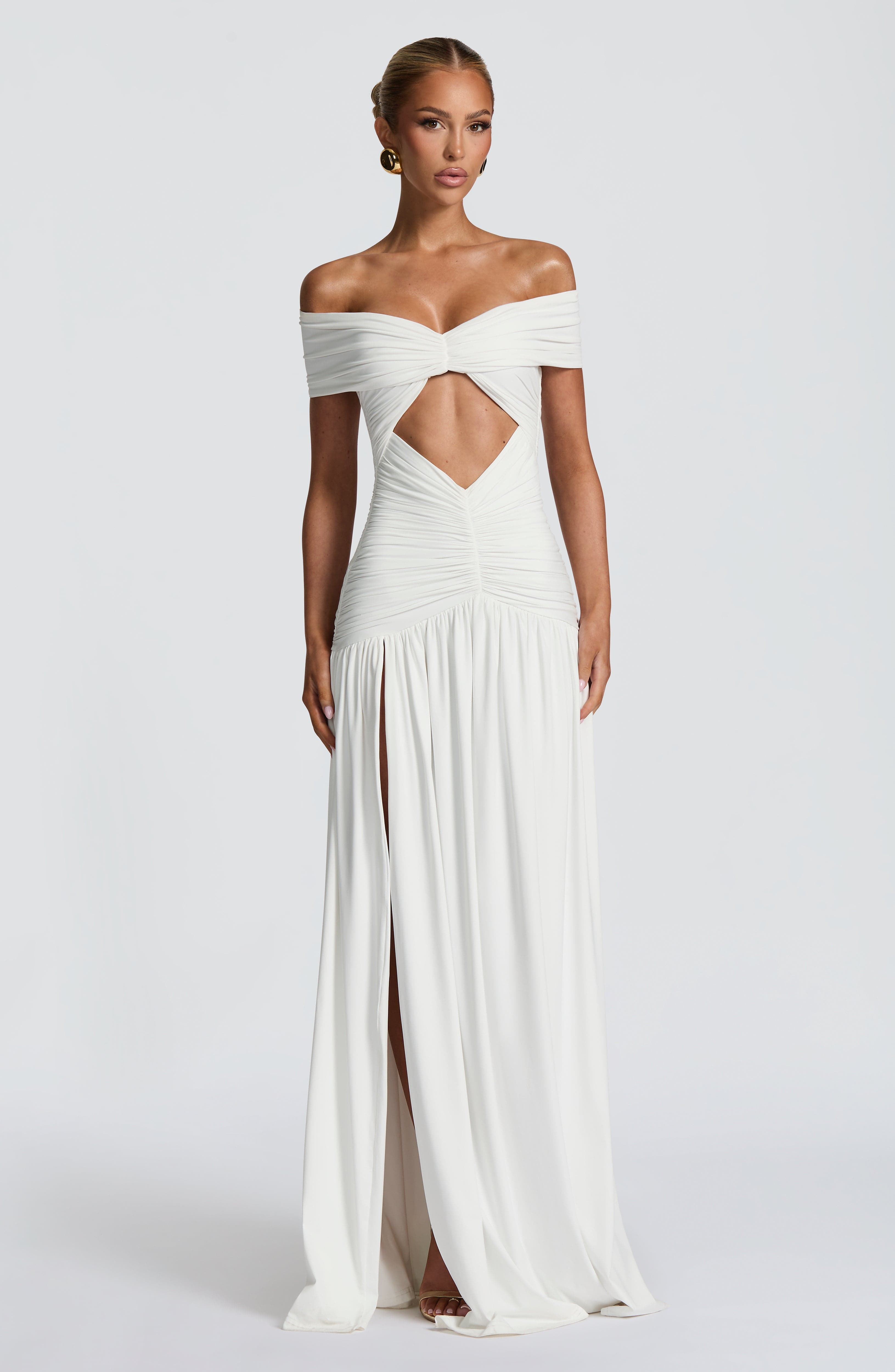 Eliana Maxi Dress - White