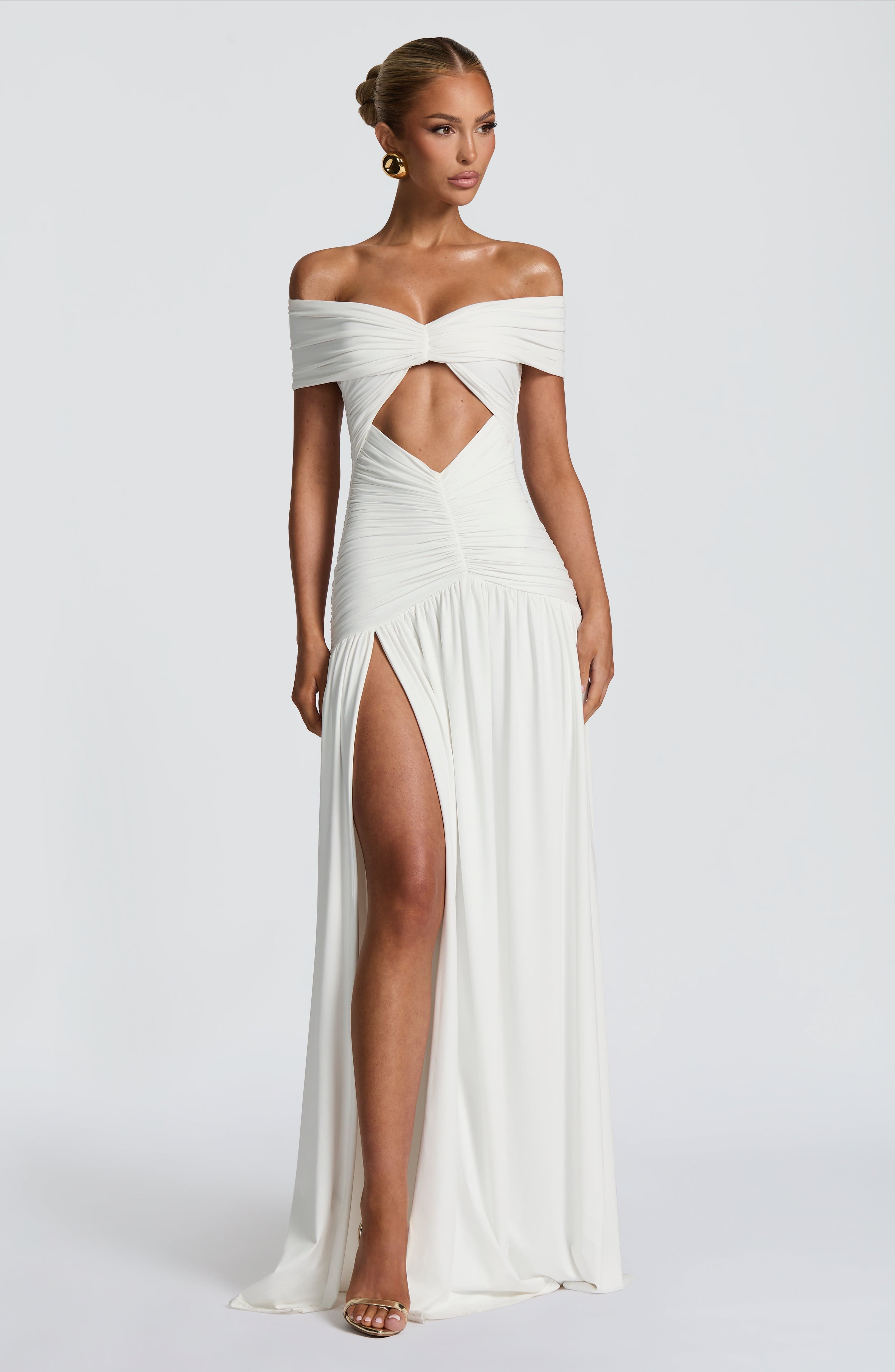 Eliana Maxi Dress - White