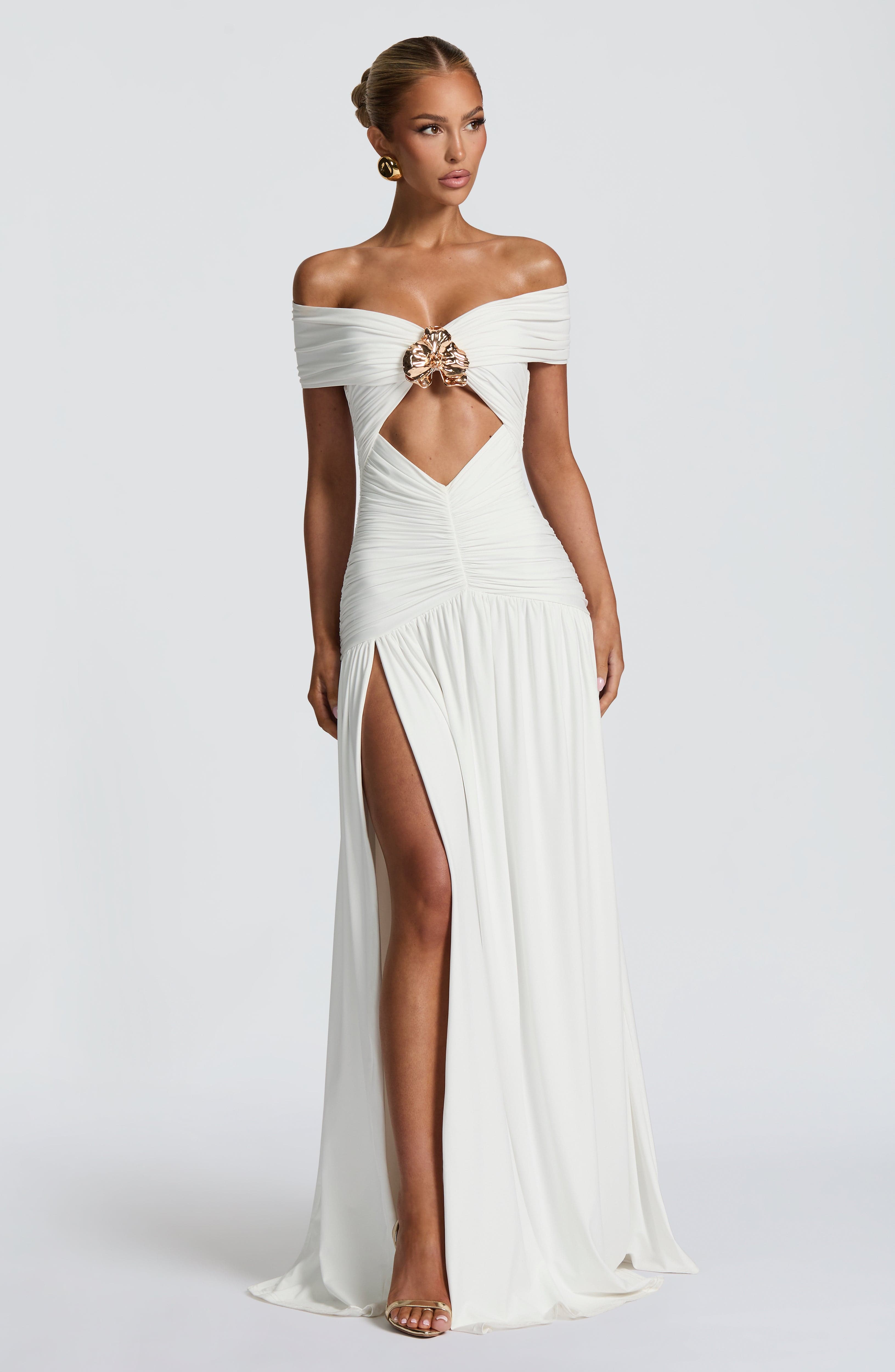 Eliana Maxi Dress - White