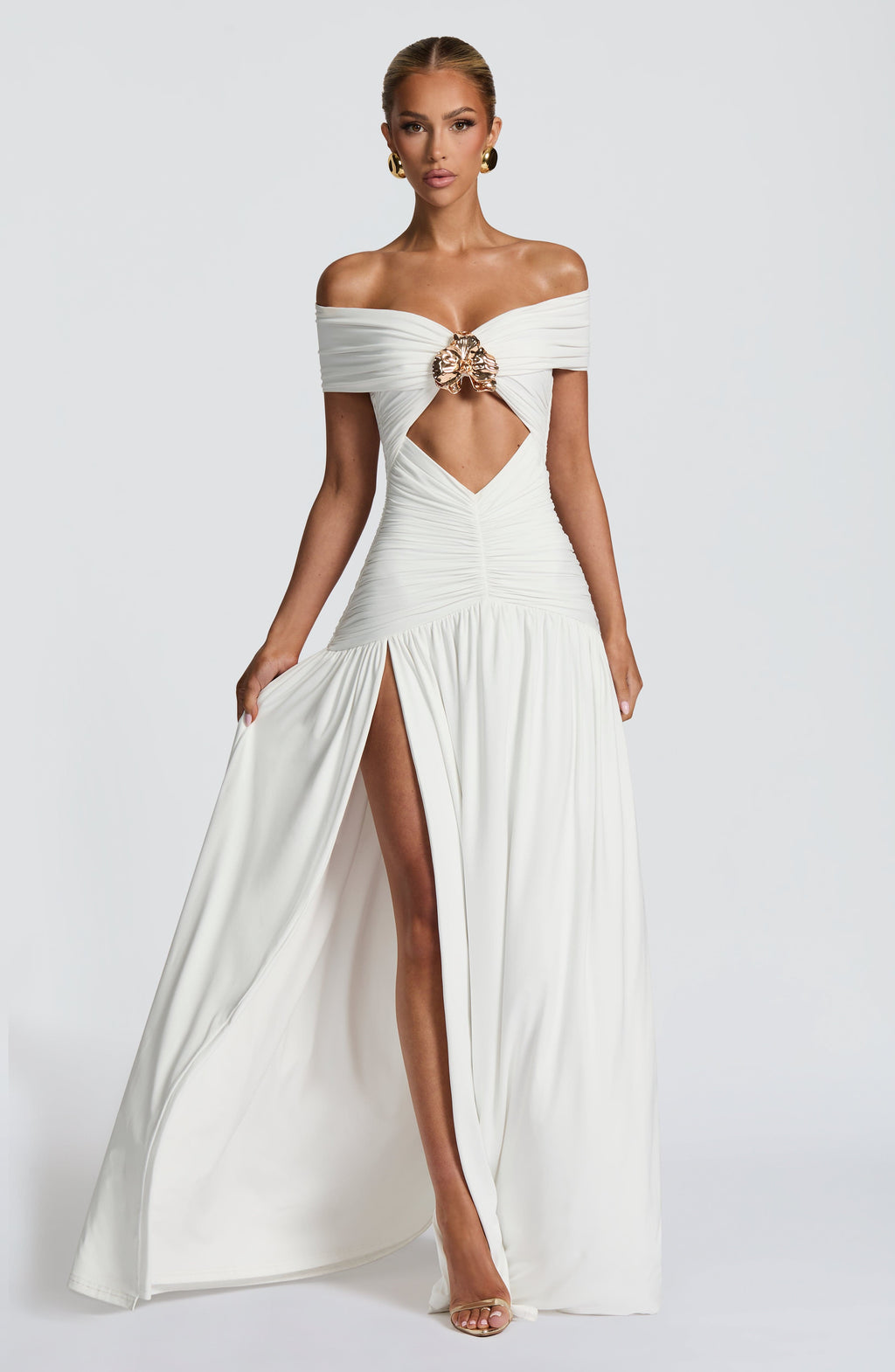 Eliana Maxi Dress - White