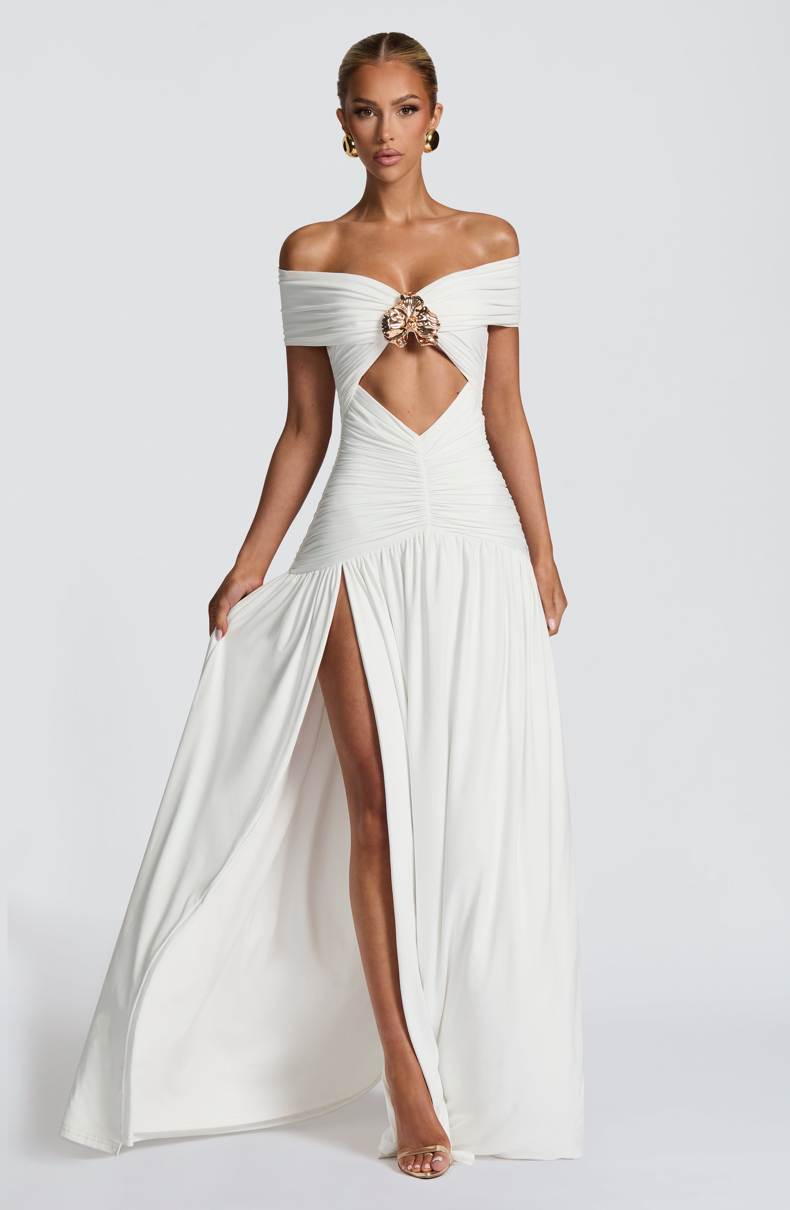 Eliana Maxi Dress - White