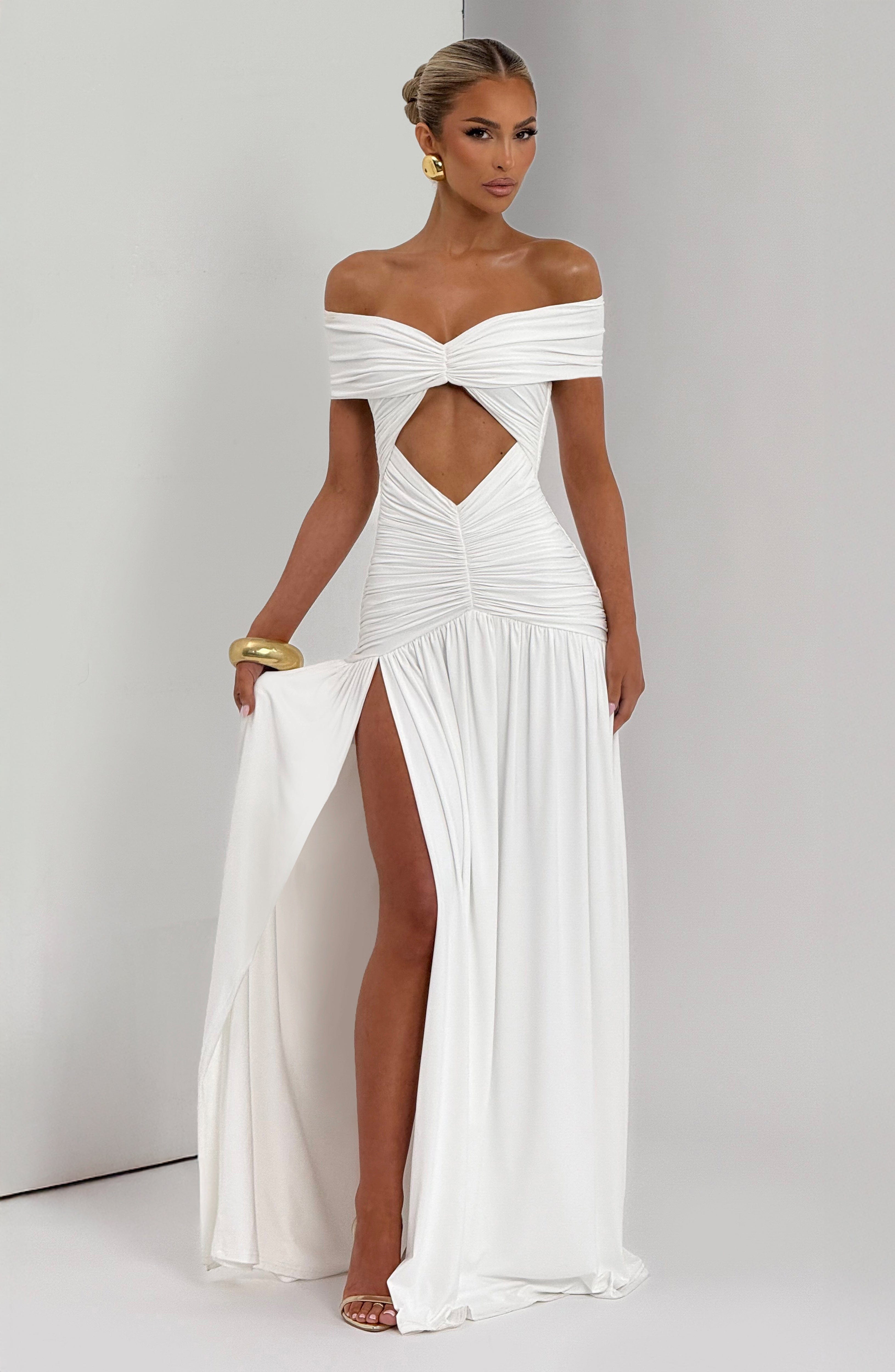 Eliana Maxi Dress - White
