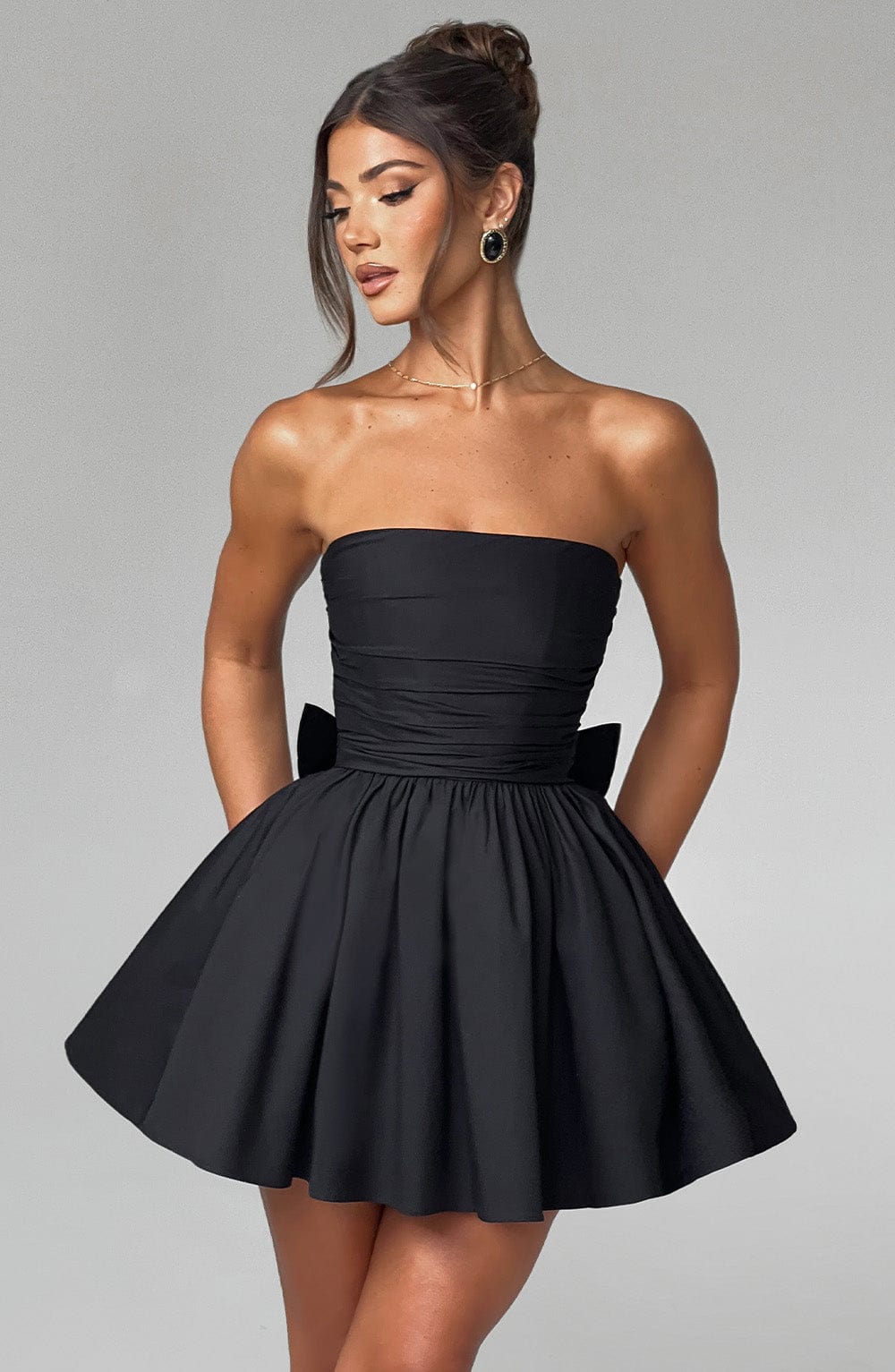 Gemma Mini Dress - Black