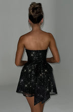 Chloe Mini Dress - Black Sparkle