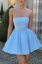 Chloe Mini Dress - Blue