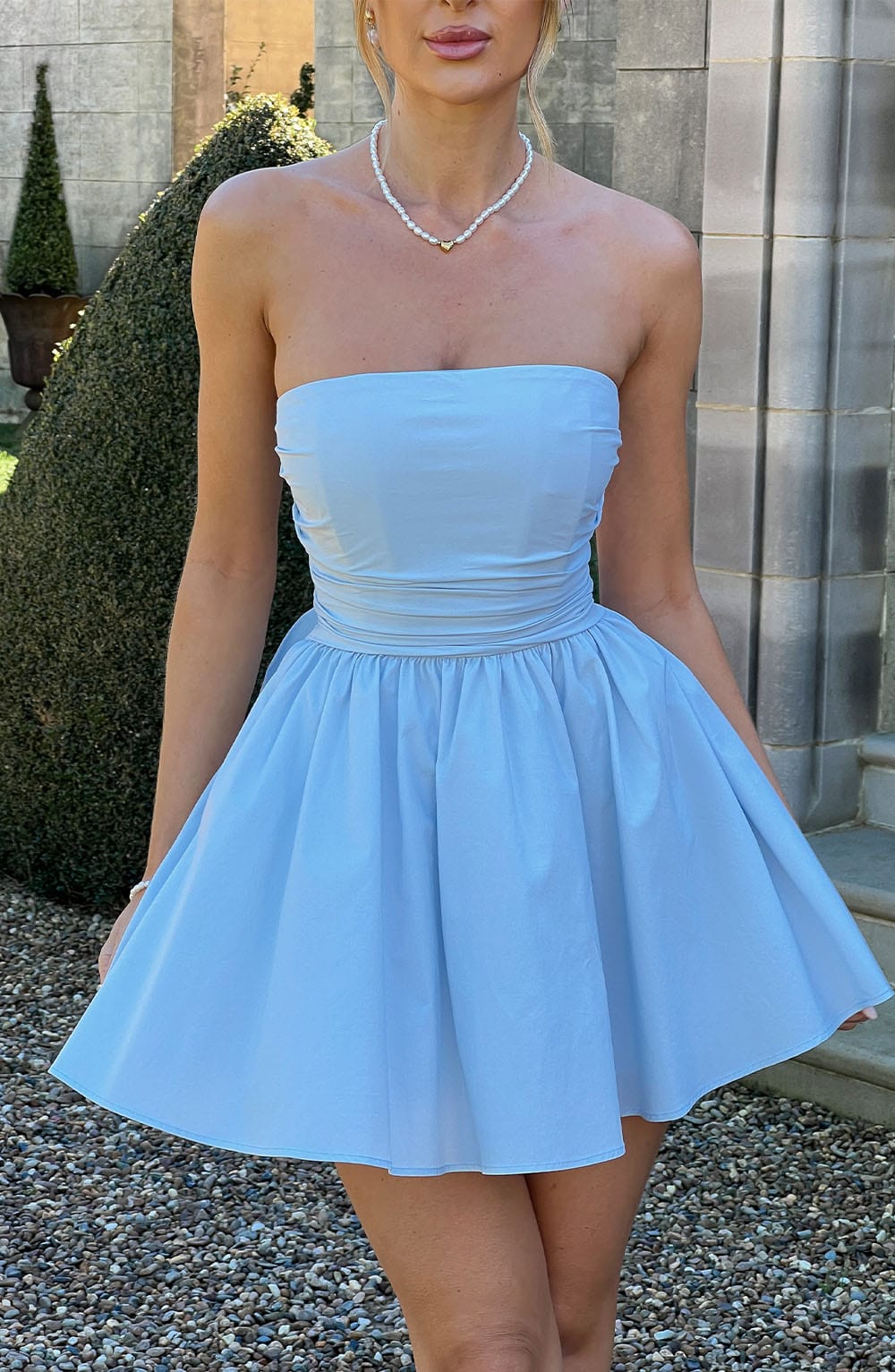 Chloe Mini Dress - Blue