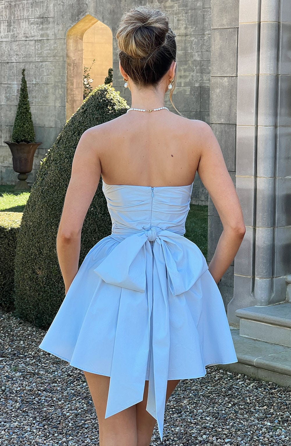 Chloe Mini Dress - Blue