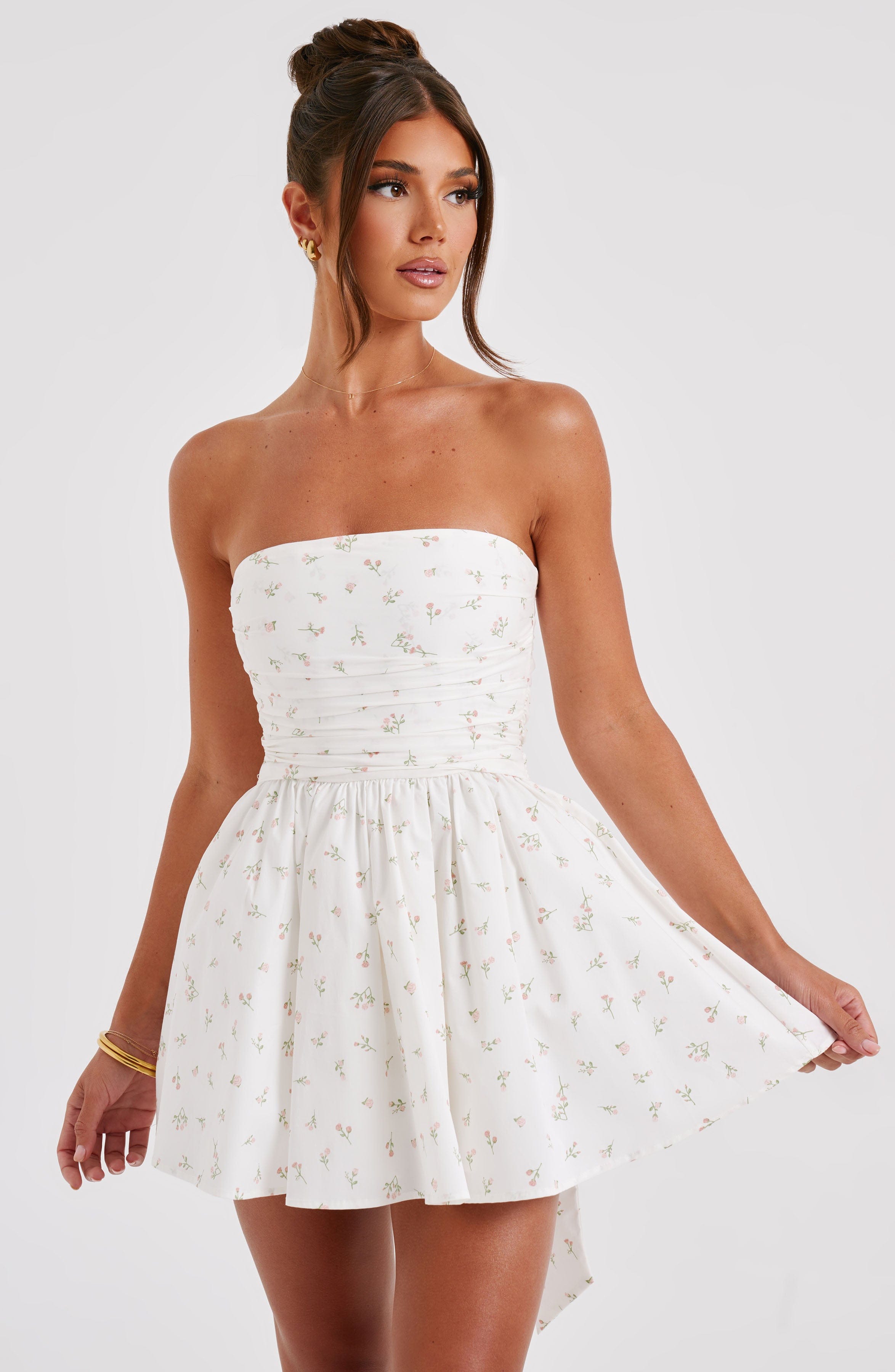 Chloe Mini Dress - Blush Floral Print