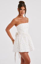 Chloe Mini Dress - Blush Floral Print