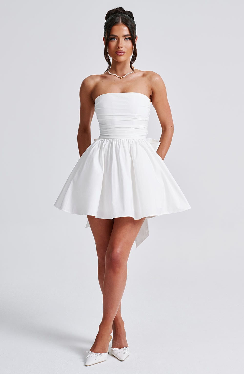 Chloe Mini Dress - Ivory