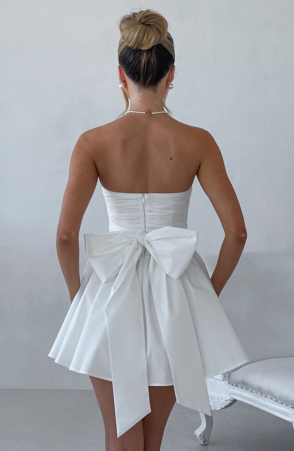 Chloe Mini Dress - Ivory