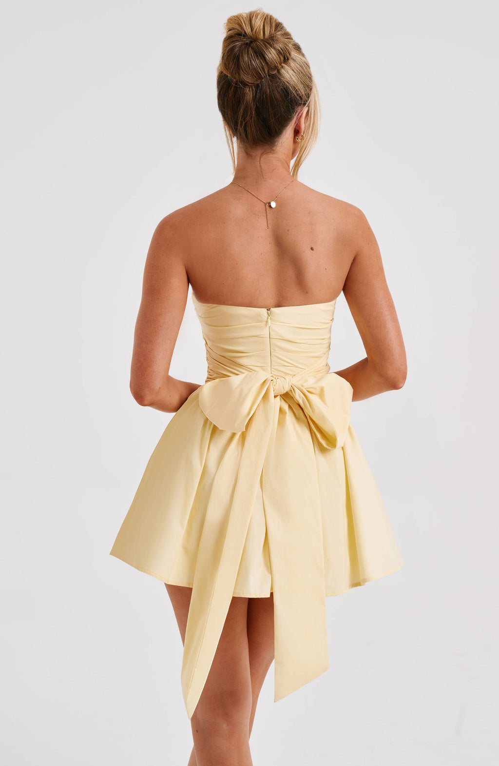 Gemma Mini Dress - Lemon