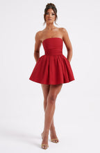 Chloe Mini Dress - Red