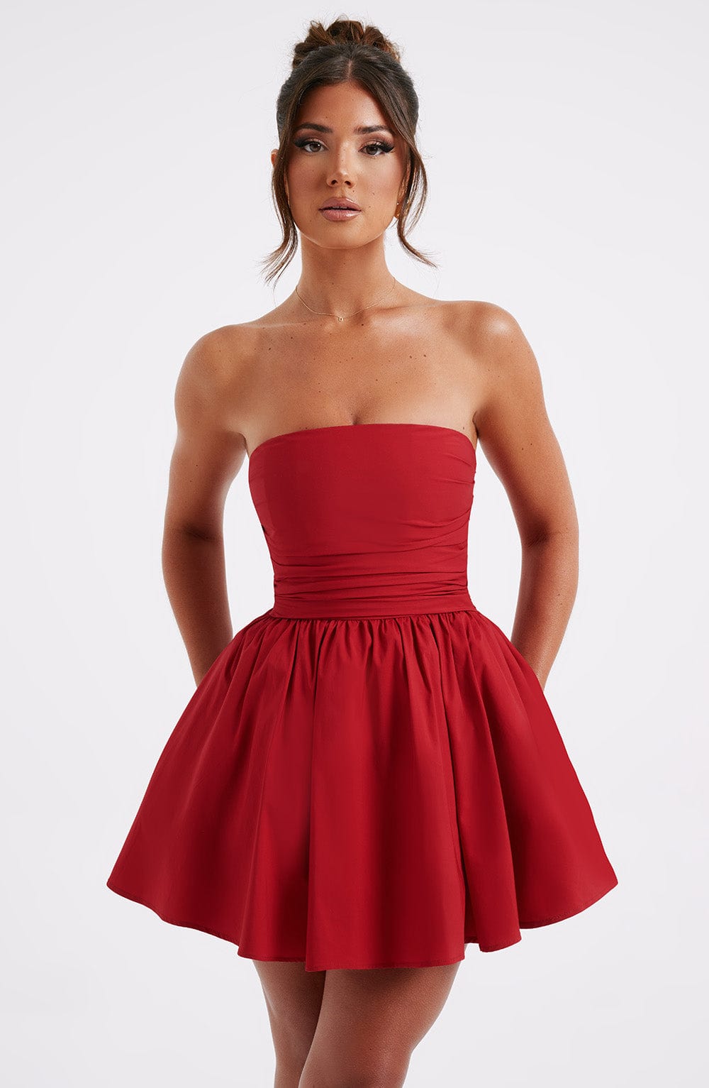 Chloe Mini Dress - Red