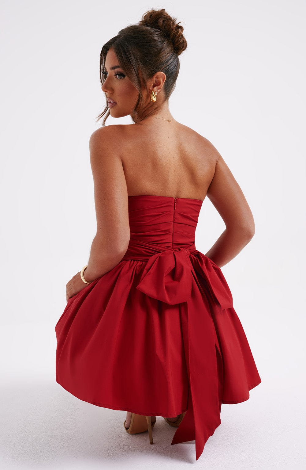 Chloe Mini Dress - Red