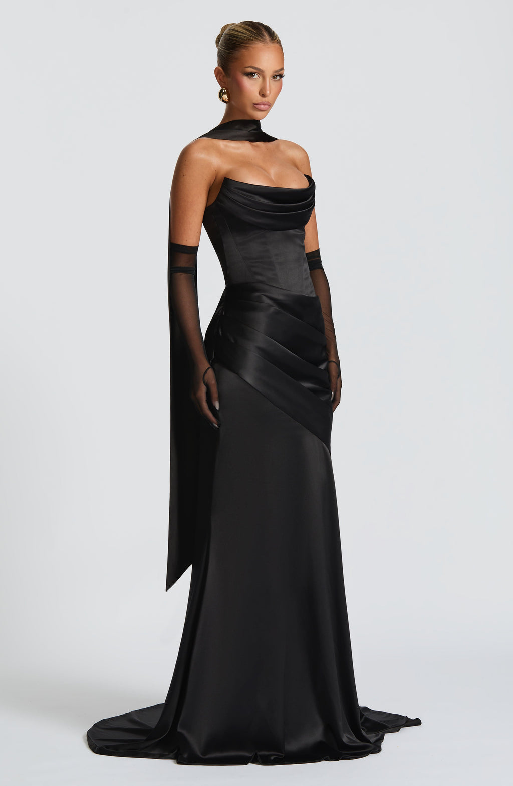 Thalia Maxi Dress - Black