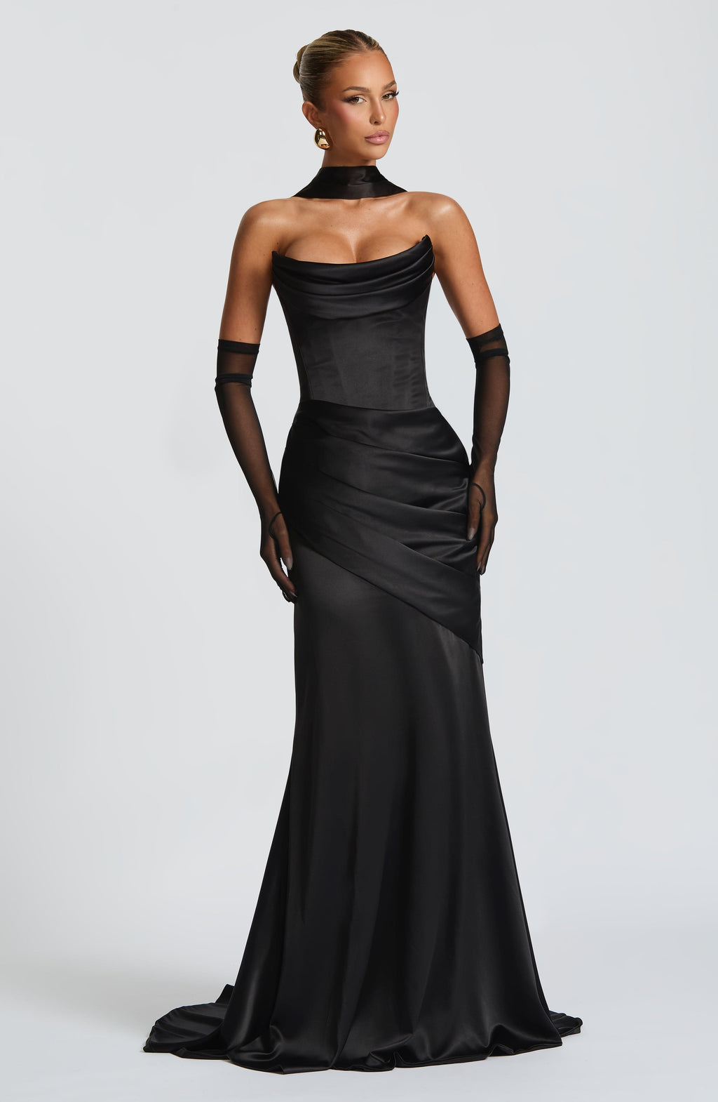 Thalia Maxi Dress - Black