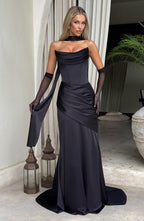 Thalia Maxi Dress - Black