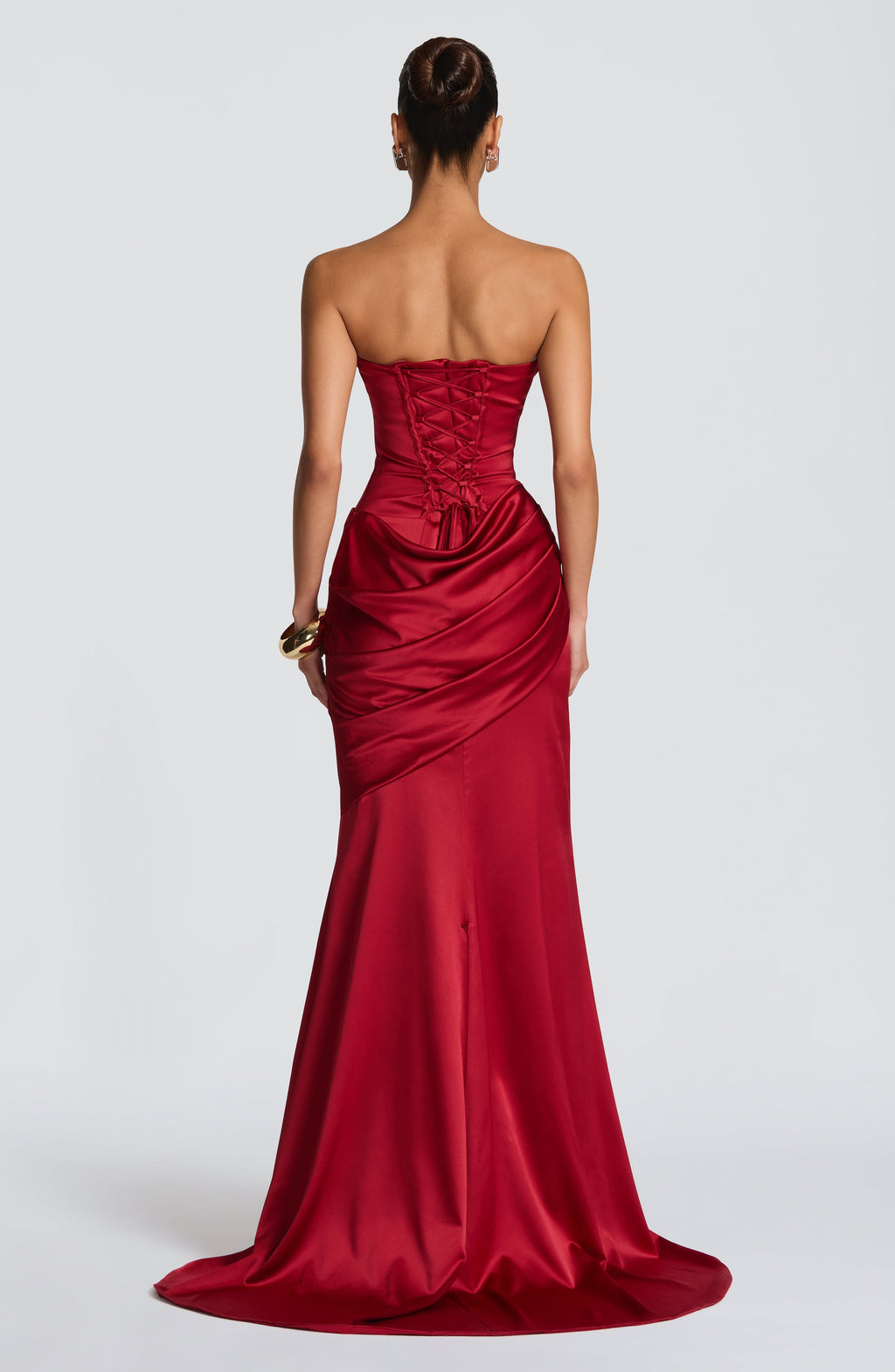 Thalia Maxi Dress - Deep Red