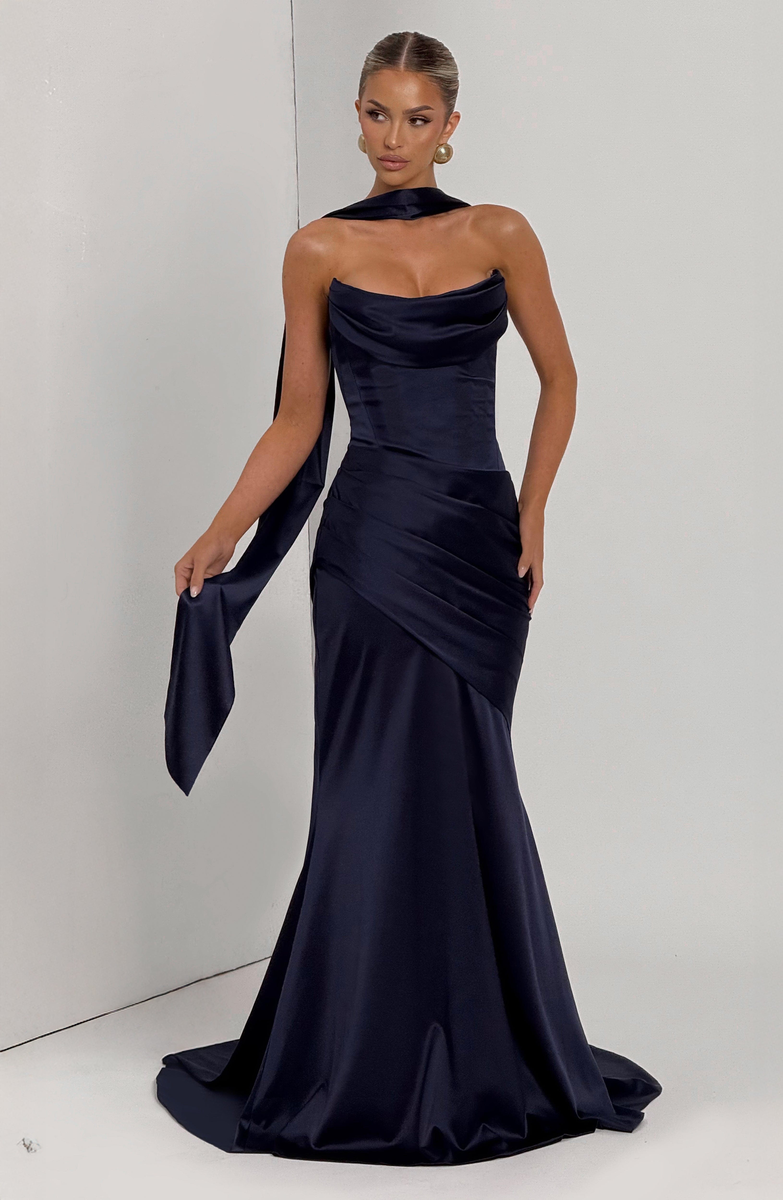 Thalia Maxi Dress - Navy