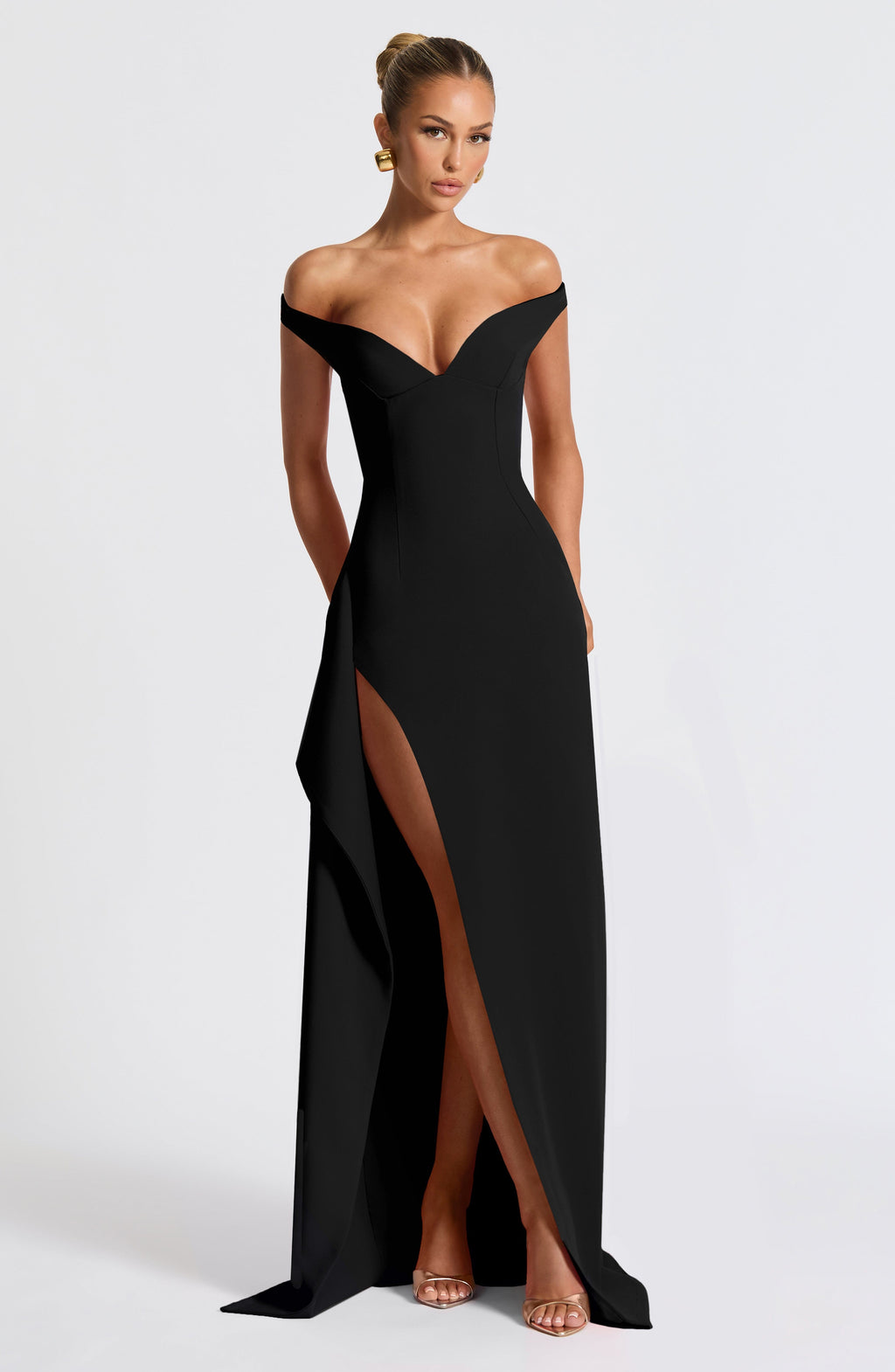 Flora Maxi Dress - Black