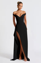 Flora Maxi Dress - Black