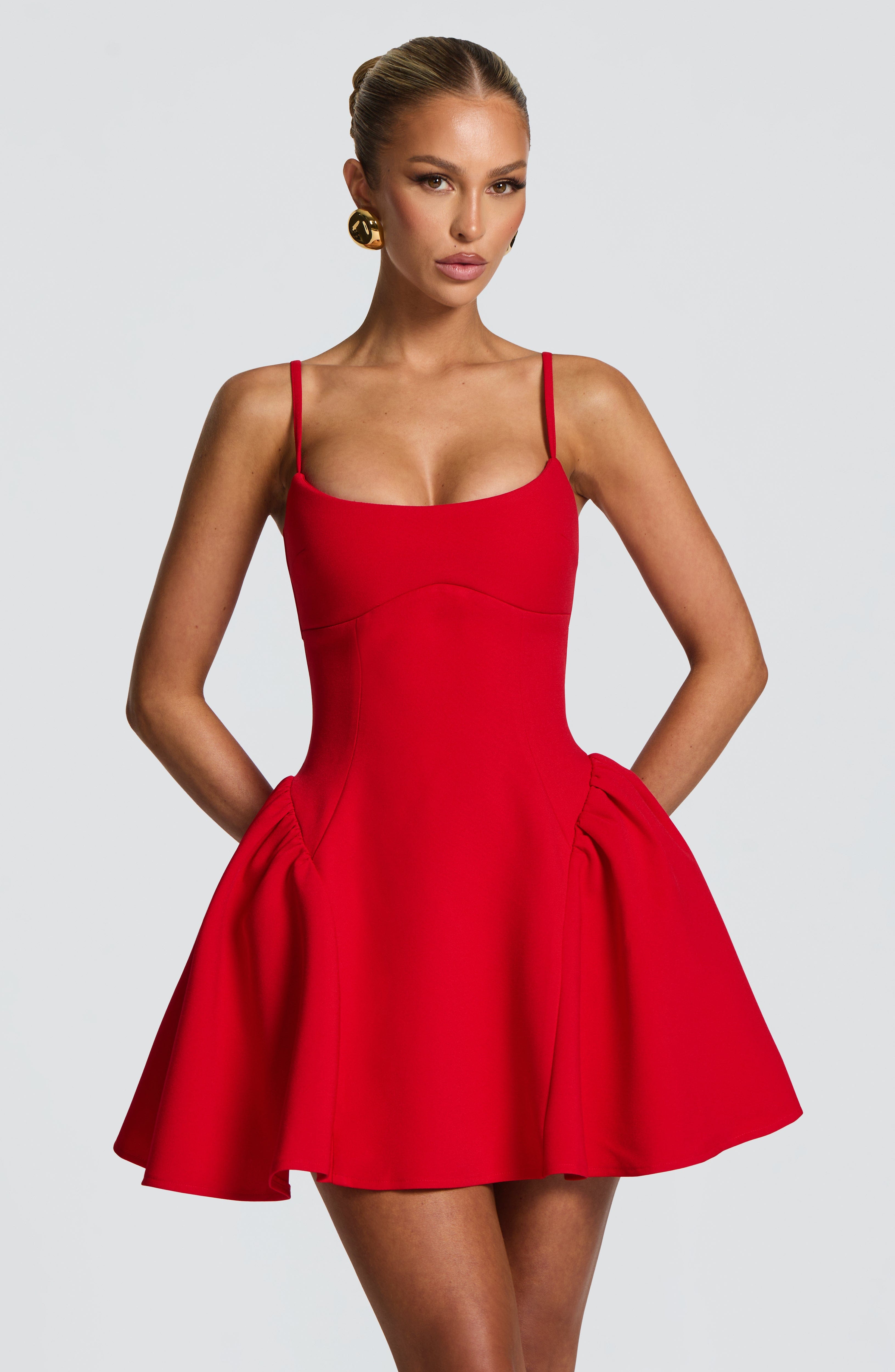 Natalie Mini Dress - Red