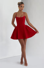 Natalie Mini Dress - Red