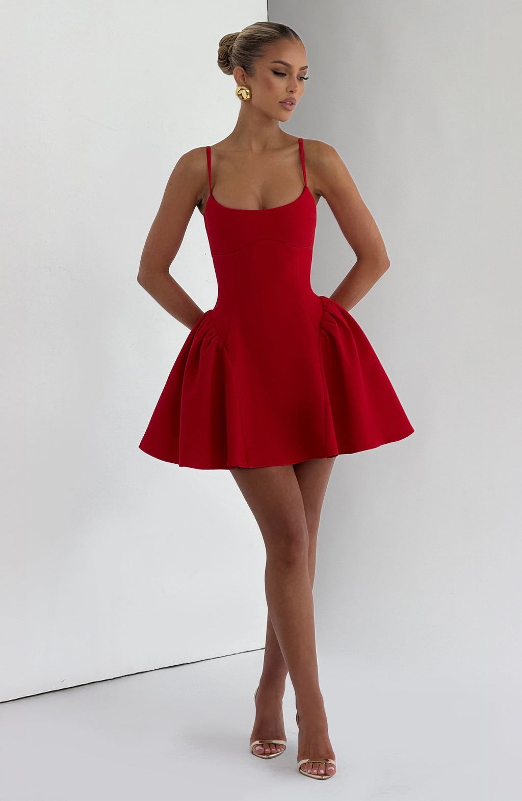 Natalie Mini Dress - Red