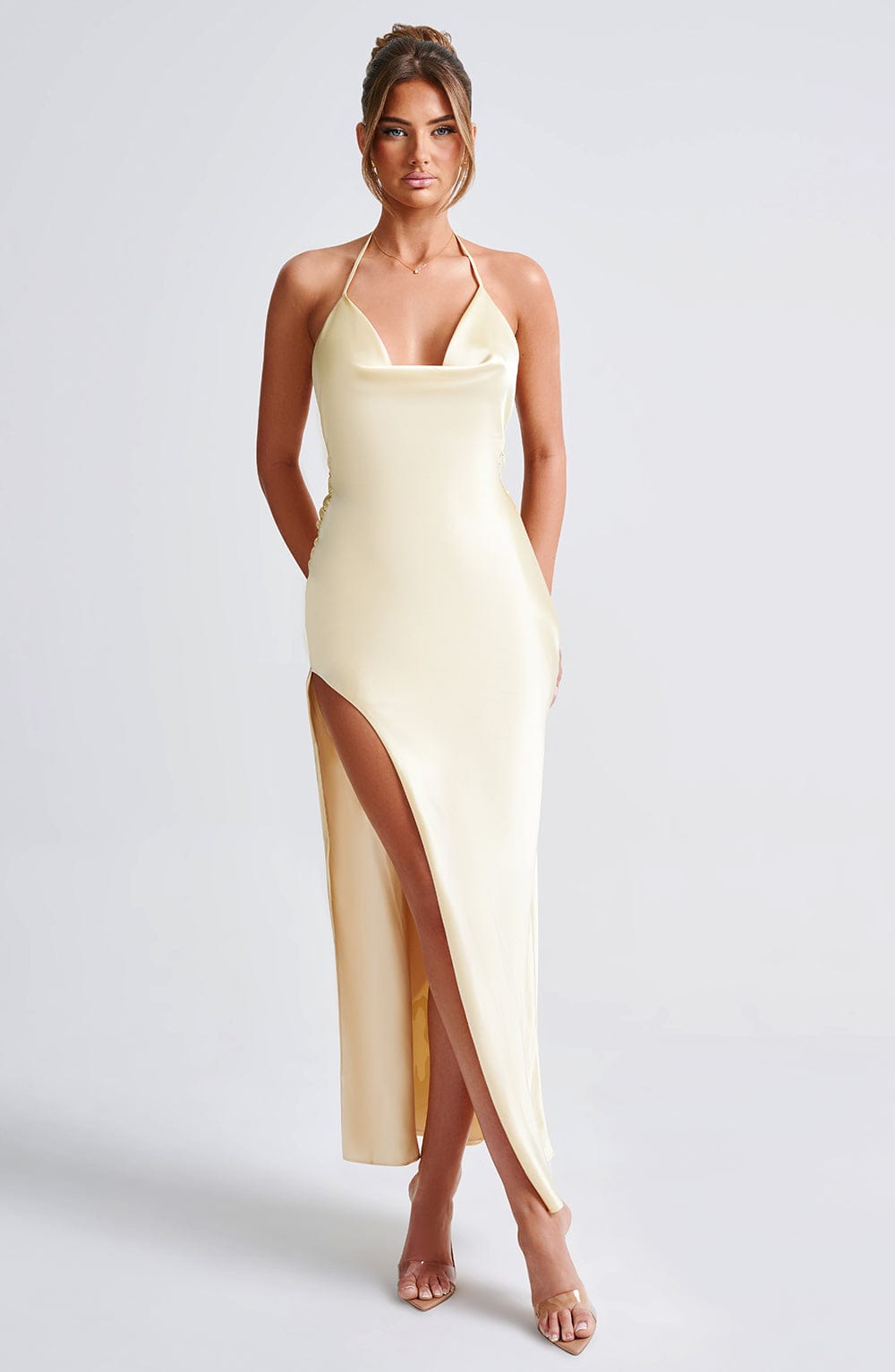 Vanessa Maxi Dress - Lemon