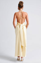 Vanessa Maxi Dress - Lemon