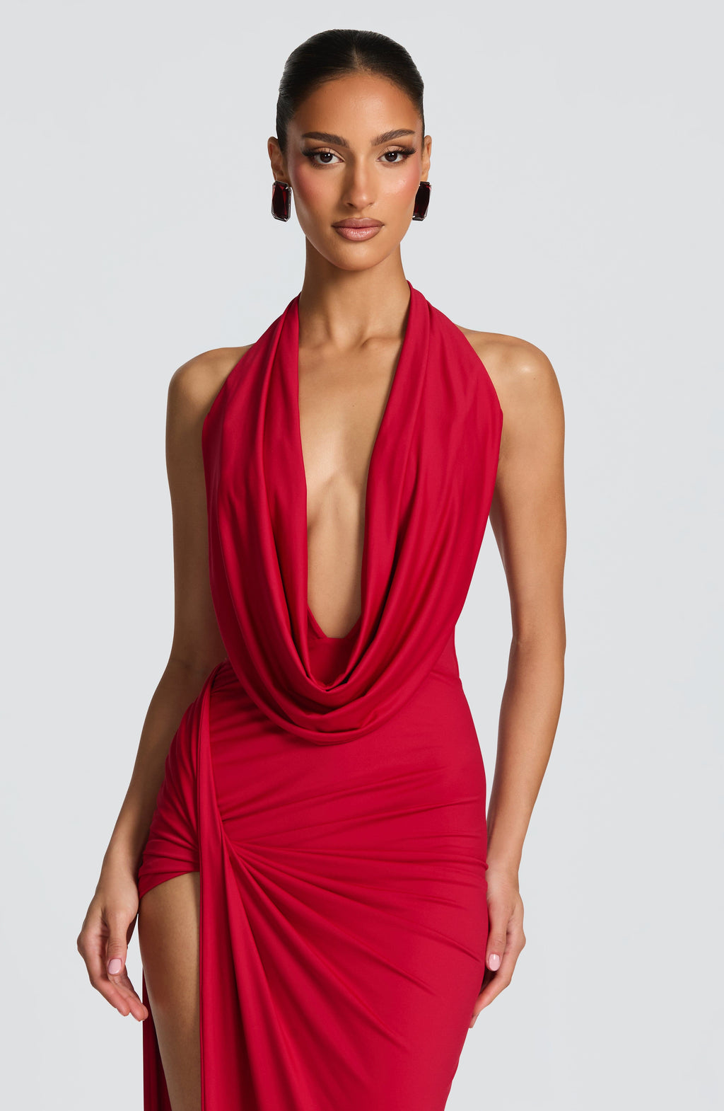 Alma Maxi Dress - Red