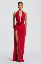 Alma Maxi Dress - Red