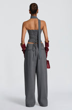 Olivia Pants - Grey Marl