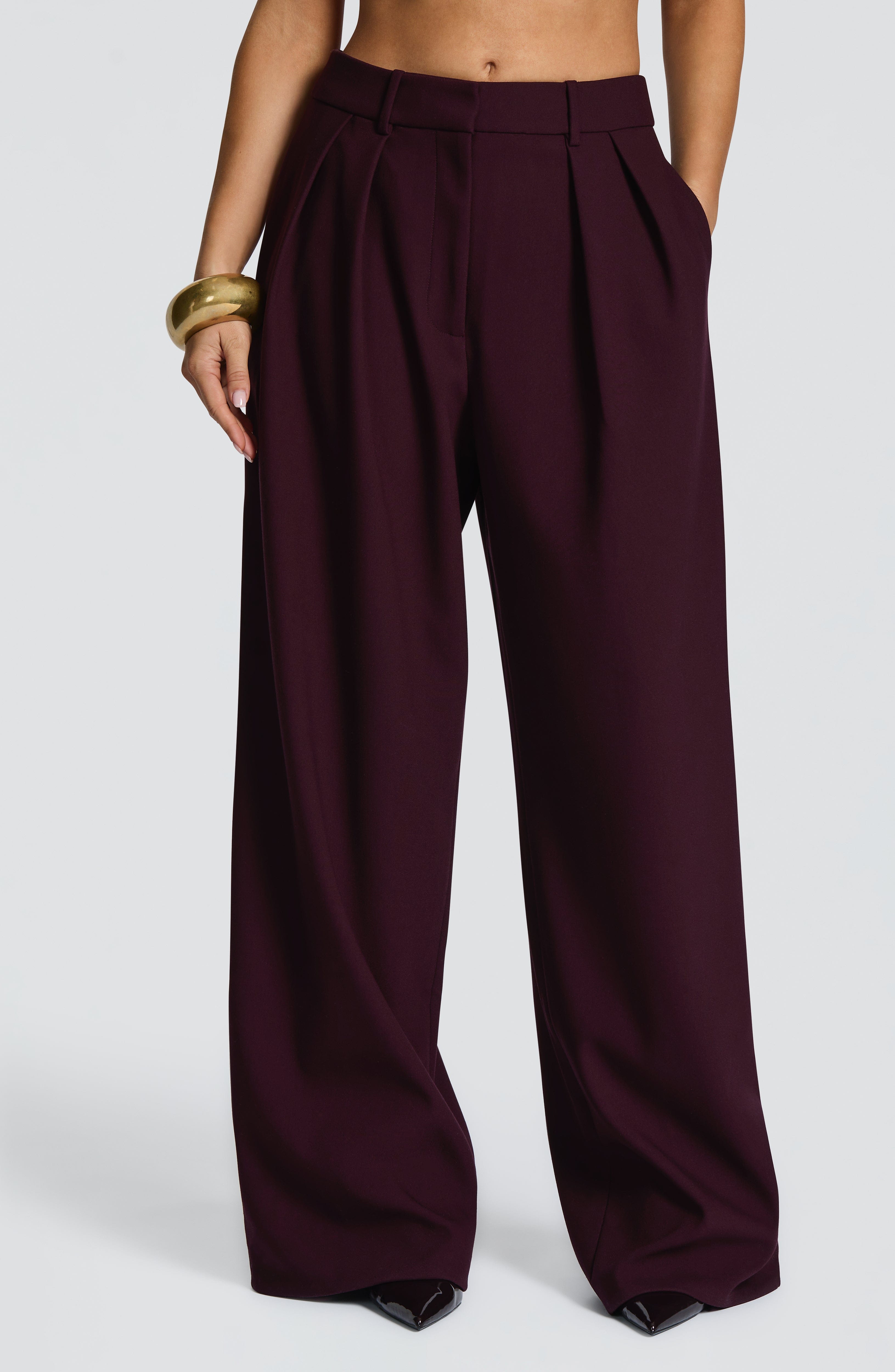 Olivia Pants - Plum