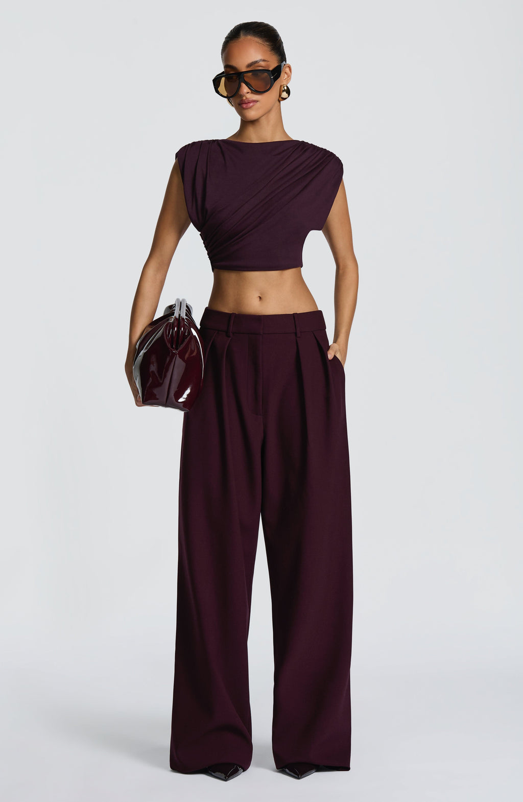 Natalie Pants - Plum