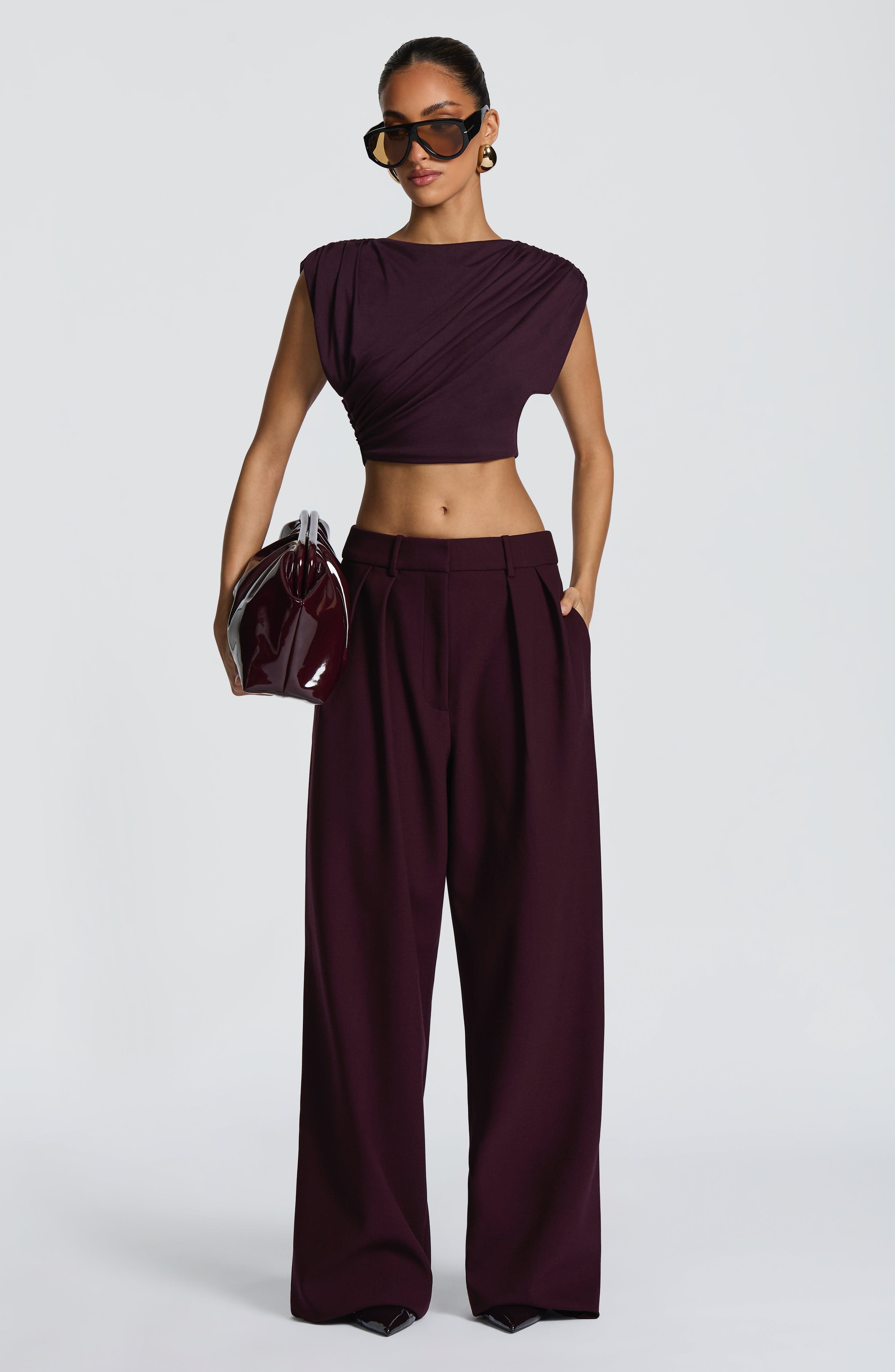 Olivia Pants - Plum