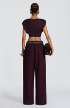Natalie Pants - Plum