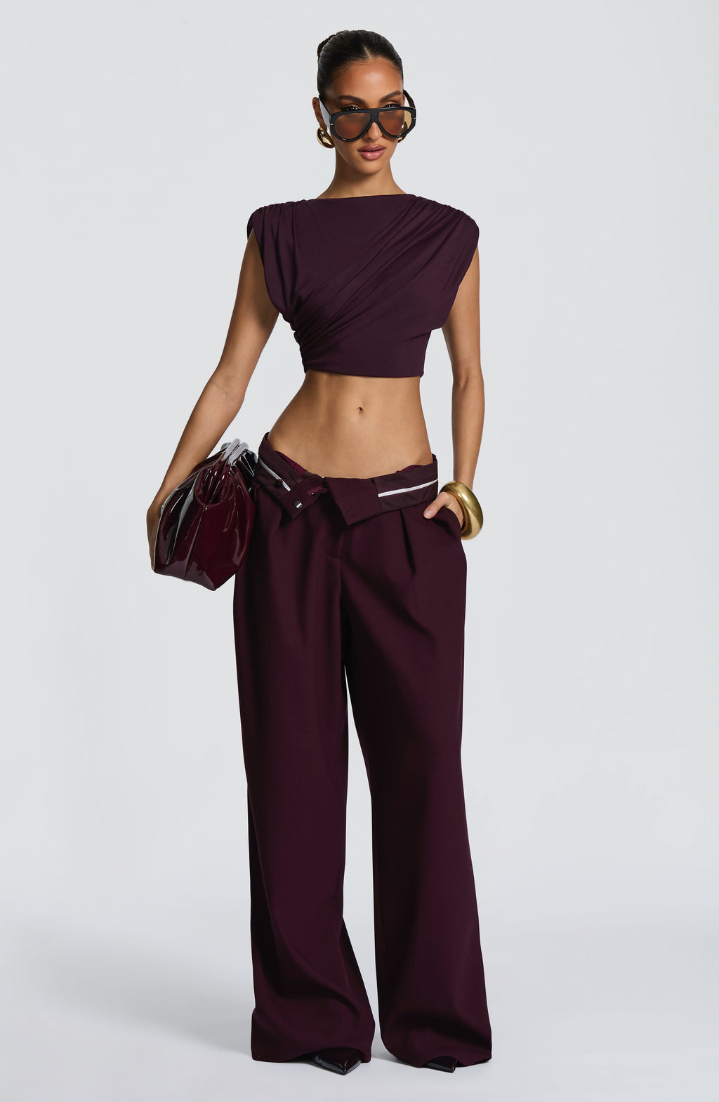 Natalie Pants - Plum