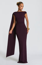 Clarice Maxi Dress - Plum