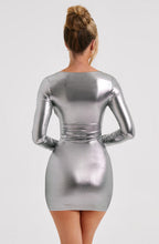 Lauren Mini Dress - Gunmetal