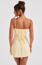 Gemma Mini Dress - Lemon