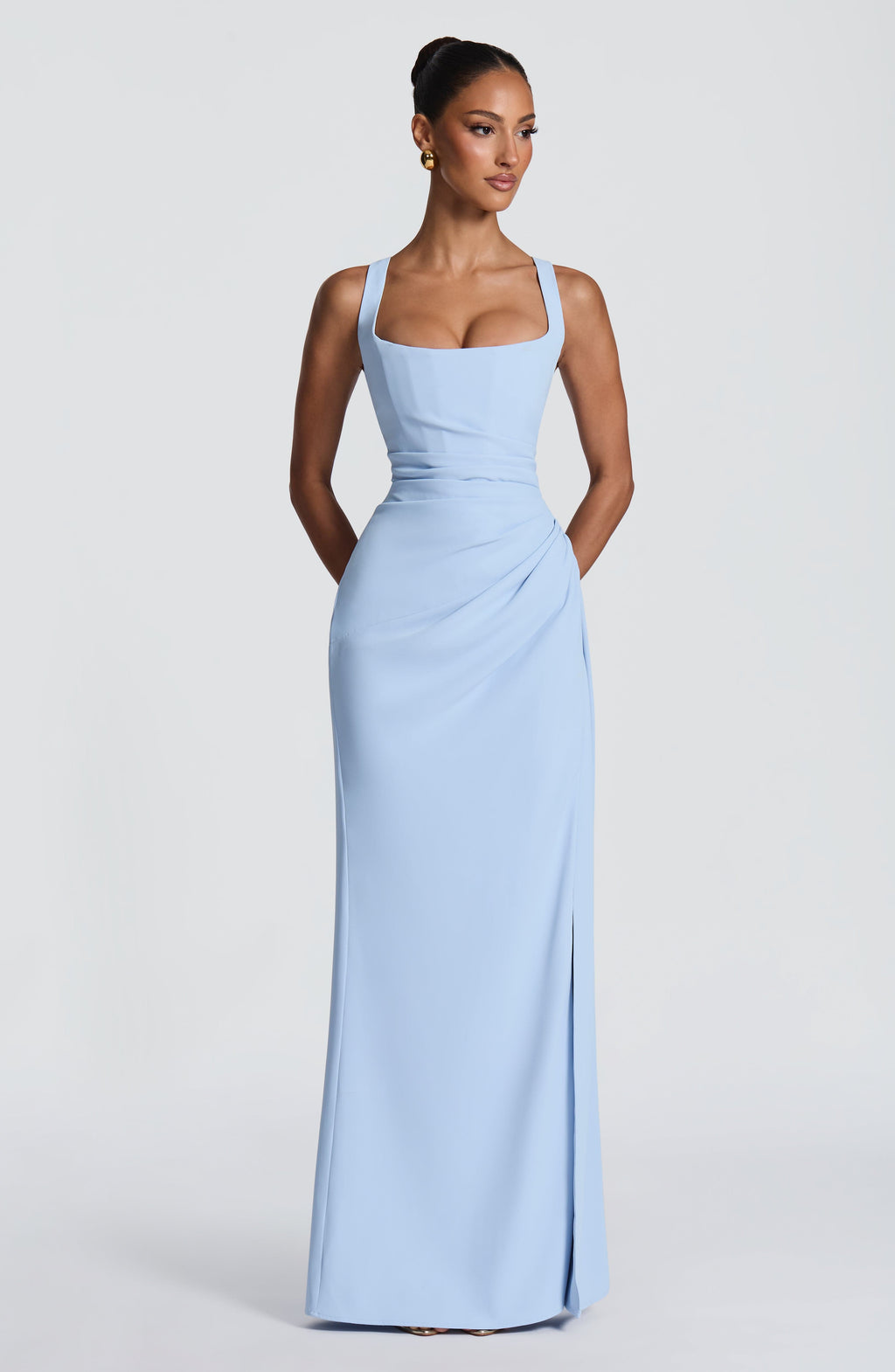 Maia Maxi Dress - Glacier Blue