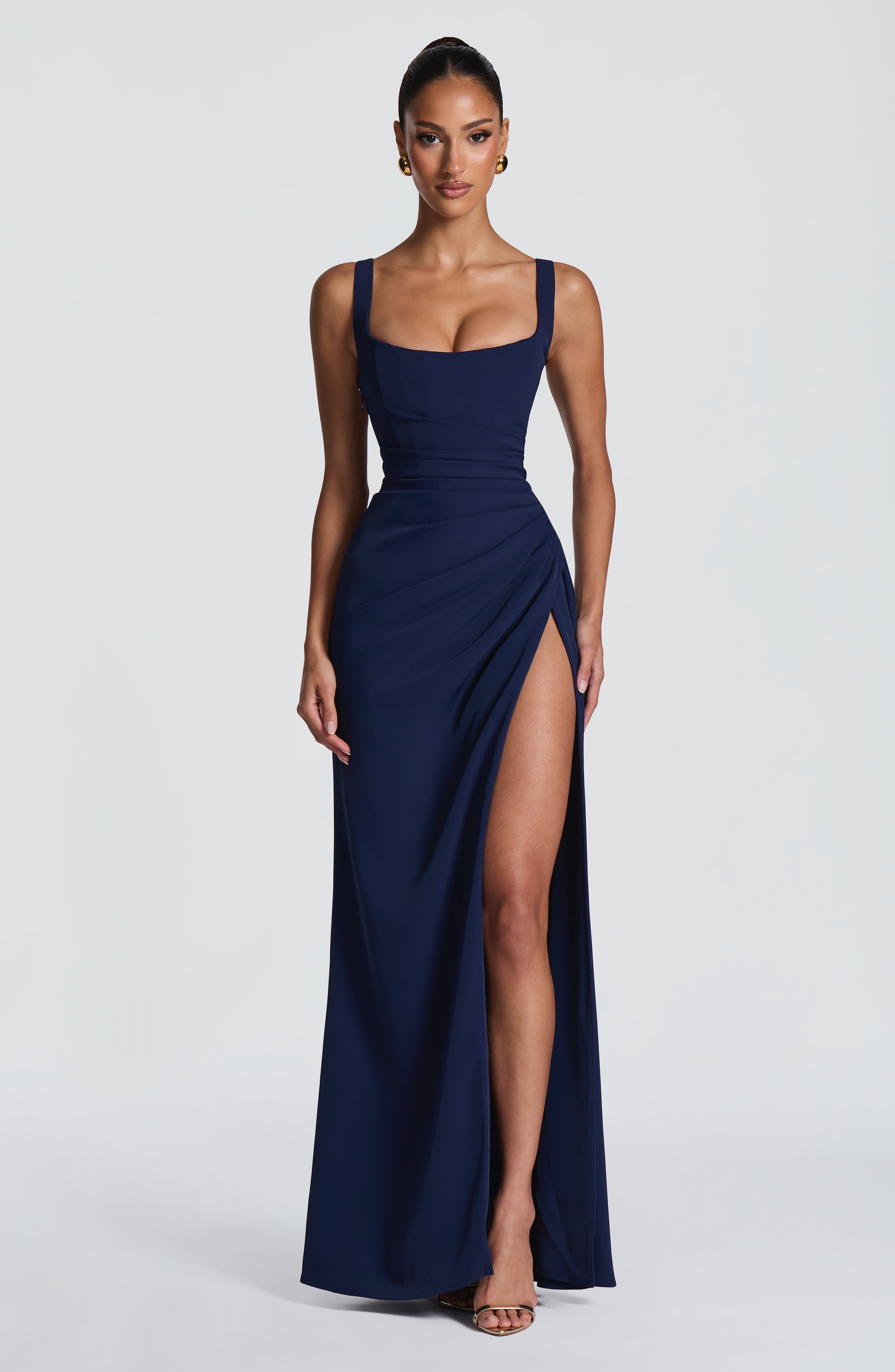 Maia Maxi Dress - Navy