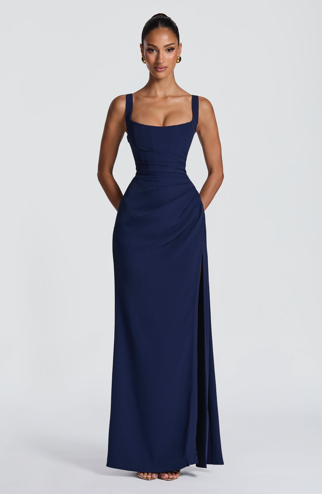 Maia Maxi Dress - Navy